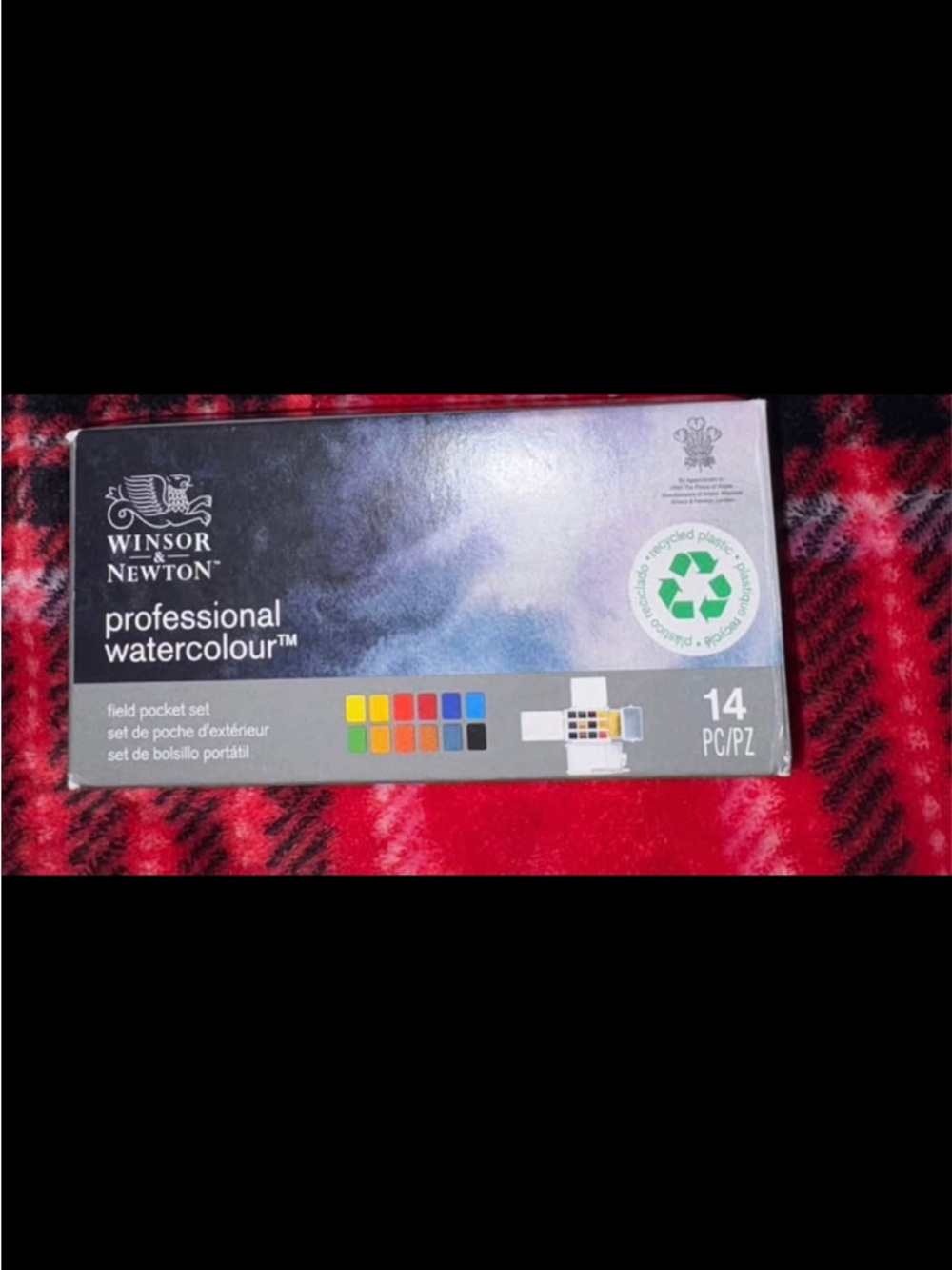 Winsor & Newton Professional Watercolour Field Pocket Set - Black & Gray Box